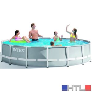 Intex PISCINA TONDA FRAME PRISMA CON POMPA FILTRO  Ø cm. 457x107 h