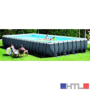 Intex PISCINA RETTANGOLARE ULTRA XTR FRAME CON POMPA A SABBIA  cm. 549x274x132 h