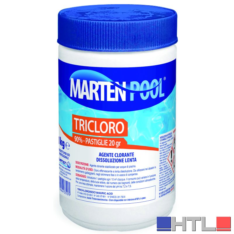 TRICLORO IN PASTIGLIE 20 GR. kg. 1 (confezione da 12)