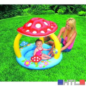 Intex PISCINA TONDA GONFIABILE BABY FUNGO  cm. 102x89 h (lt. 45) (confezione da 2)