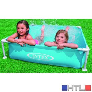 Intex PISCINA QUADRATA MINI FRAME cm. 122x122x30 h (lt. 342) col. Blu