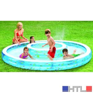 Intex PISCINA TONDA GONFIABILE BABY FISH DOUBLE  cm. 279x36 h (lt. 990+232)