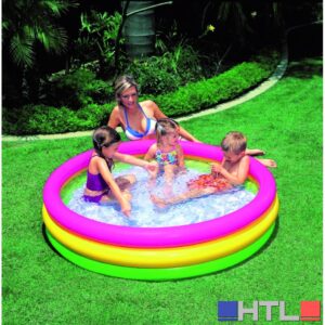Intex PISCINA TONDA 3 ANELLI  cm. 114x25 h (lt. 131) (confezione da 2)