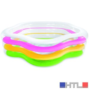 Intex PISCINA GONFIABILE SUMMER COLORS  cm. 185x180x53 h (lt. 460)
