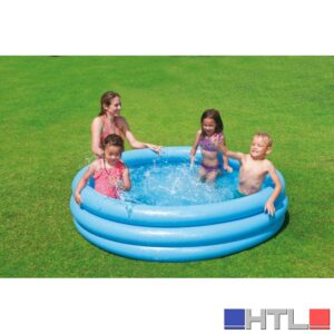 Intex PISCINA TONDA GONFIABILE CRYSTAL BLU  cm. 114x25 h (lt. 156)