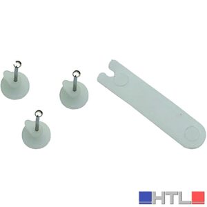 GANCETTO PER QUADRI A 1 PUNTA + APPLICATORE pz. 20 (confezione da 12)
