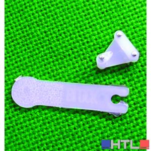 GANCETTO PER QUADRI A 3 PUNTE + APPLICATORE 10 PZ. (confezione da 60)