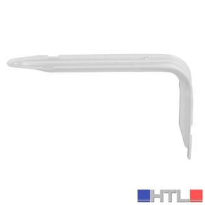 MENSOLA NERVATA PLUTONE Col. Bianco cm. 20x15 (confezione da 10)