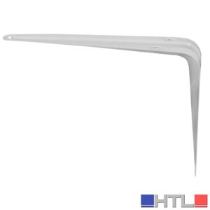 MENSOLA NERVATA TERRA Col. Bianco cm. 10x7,5 (confezione da 24)