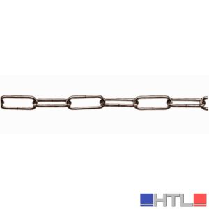 CATENA PER LAMPADARI GENOVESE In ferro bronzato Ø filo mm. 1,3 n° 8 (25 metri)