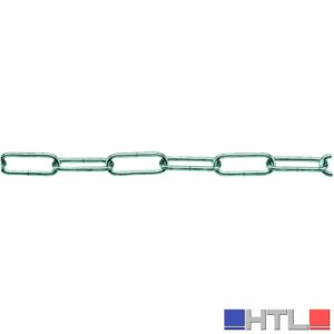 CATENA PER LAMPADARI GENOVESE In ferro nichelato Ø filo mm. 1,3 n° 8 (25 metri)