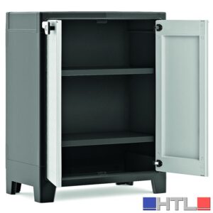 Keter ARMADIO BASSO TITAN XL cm. 80x44x100 h col. Antracite/Grigio