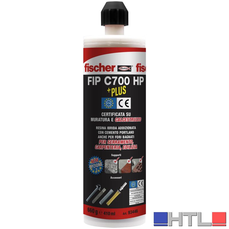 Fischer ANCORANTE CHIMICO FIP C700 HP PLUS CARTUCCIA ml. 410 (confezione da 12)