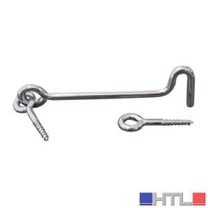 Utilia RAMPINO PER FINESTRA ZINCATO  mm.19x60 (confezione da 100)