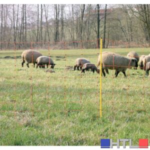 RETE ELETTRIFICABILE PER OVINI OVINET h cm. 108 lungh. mt. 50 con 14 paletti punta singola