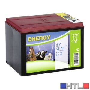 BATTERIA A SECCO ZINCO CARBONIO 9V  55 Ah