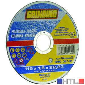 Grinding DISCO ABRASIVO PIANO PER EDLIZIA  Ø mm. 230x1,9x22,23 (confezione da 25)