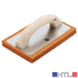 Ancora FRATTAZZO PER INTONACI GOMMA ARANCIONE Grana grossa art. 820 cm. 21,5x13,5