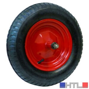 Utilia RUOTA PNEUMATICA X CARRIOLA TIPO VESPA PERNO CM.17/ASSE CM.11,5