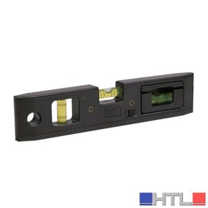 Metrica LIVELLA TASCABILE A 3 BOLLE IN ABS CON BASE MAGNETICA  cm. 21