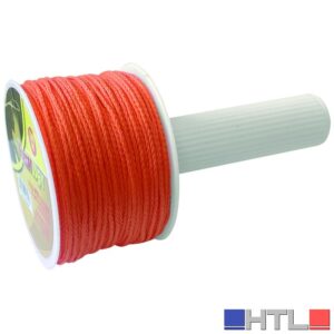 FILO PER EDILIZIA LENZA PER MURATORE CON MANICO GIREVOLE mt. 100 col. Arancio fluorescente (confezione da 18)