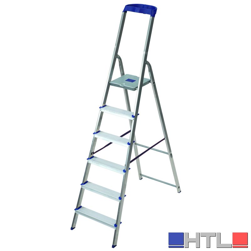 Facal SCALA IN ALLUMINIO GAMMA Con vasca porta oggetti 4 gradini