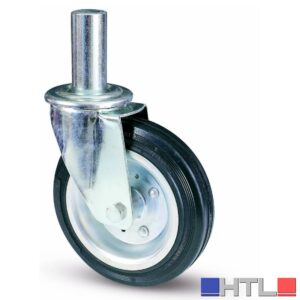 Avo RUOTA GIREVOLE PER PONTEGGI art.80BI mm.200-perno mm.40x190