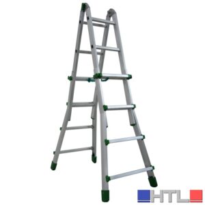 Facal SCALA TELESCOPICA IN ALLUMINIO EUROBRIKO Gradini N°3+4 H max cm. 344
