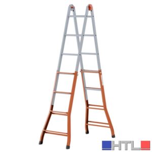 Gierre SCALA TELESCOPICA IN ACCIAIO   MINI Gradini N°3+3 H max cm. 272