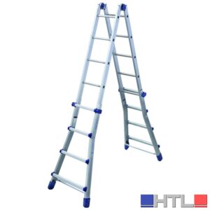 Facal SCALA TELESCOPICA IN ALLUMINIO BRIKOBLU Gradini N°3+3 H max cm. 288