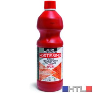 ACIDO CLORIDRICO MURIATICO 33%  lt. 1 (confezione da 12)
