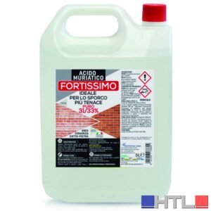 ACIDO CLORIDRICO MURIATICO 33%  lt. 5 (confezione da 4)