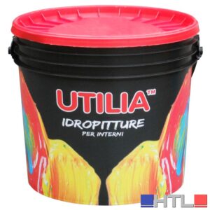 Utilia IDROPITTURA A TEMPERA col. Bianco lt. 4