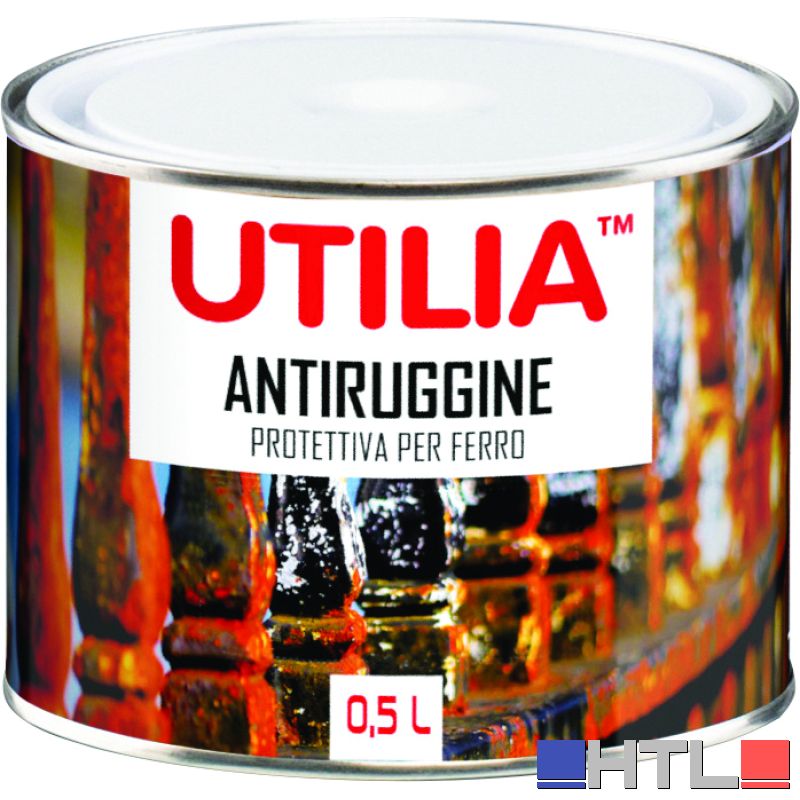 Utilia ANTIRUGGINE ml. 500 Rosso ossido (confezione da 6)