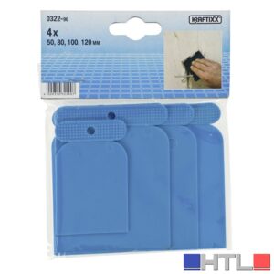 Einhell SET SPATOLE IN PLASTICA 4 PZ.  mm. 50/80/100/120 (confezione da 10)