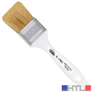 Gava PENNELLO PITTORE PENNELLESSA FAI DA TE MANICO IN PLASTICA  mm. 20 (pura setola) (confezione da 12)