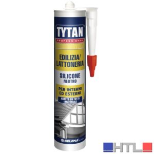 Tytan SILICONE EDILIZIA NEUTRO EDILIZIA/LATTONERIA ml. 300 - Trasparente (confezione da 24)
