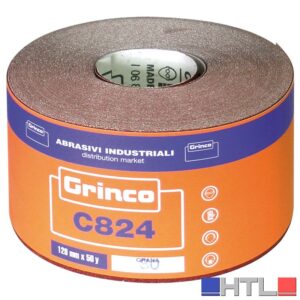 Abrasivi Industriali CARTA ABRASIVA GRINCO C824 CM.11,5 h X 45MT.  grana 40