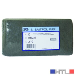 Sait FOGLIO ABRASIVO SCOTCHBRITE SAITPOL FLEX mm. 115x230. tipo UF (confezione da 10)