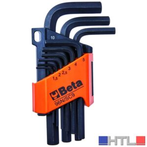Beta SERIE CHIAVI MASCHIO ESAGONALI 9 PZ. Art. 96N/SC9 mm. 1,5÷10