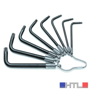 Beta SERIE CHIAVI MASCHIO PIEGATE IMPRONTA TORX 8 PZ. Art. 97TX/ST8   T9÷T40