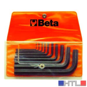 Beta SERIE CHIAVI MASCHIO ESAGONALI 10 PZ. Art. 96N/B10 mm. 1,5÷12 (confezione da 5)