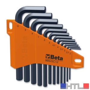 Beta SERIE CHIAVI MASCHIO ESAGONALI 12 PZ. Art. 96N/SC12 mm. 2÷10