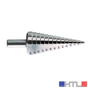 Krino UTENSILE CONICO INTEGRALE A GRADINO N°4 9 gr.-Ø mm. 4-20 -L. mm. 85