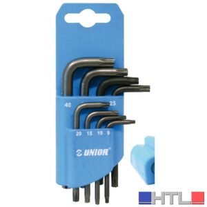 Unior SERIE CHIAVI TORX CON FORO 8 PZ. Art. 220 TX