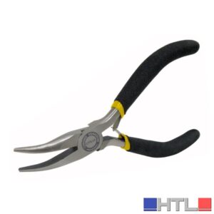 Utilia PINZA A BECCHI 1/2 TONDI PIEGATI PROFESSIONALE  mm. 120 (confezione da 6)