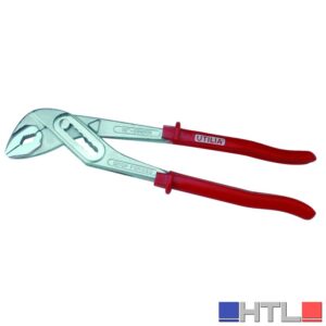 Utilia PINZA REGOLABILE POLIGRIP TESTA CROMATA  mm. 250 (confezione da 6)