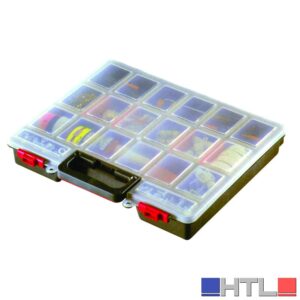 CASSETTA PORTAMINUTERIA CON MANIGLIA cm. 38x33x6 h