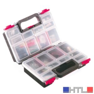 CASSETTA PORTAMINUTERIA TYGER DOUBLE MINI cm. 29x20x12 h