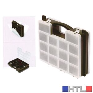 CASSETTA PORTAMINUTERIA SCREW DUO cm. 29x23x7 h